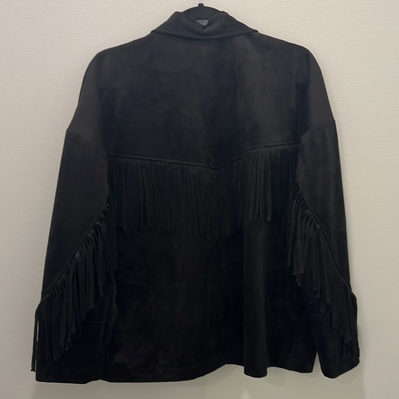 NWOT BB Dakota x Steve Madden Fringe Jacket - Picture 8 of 10
